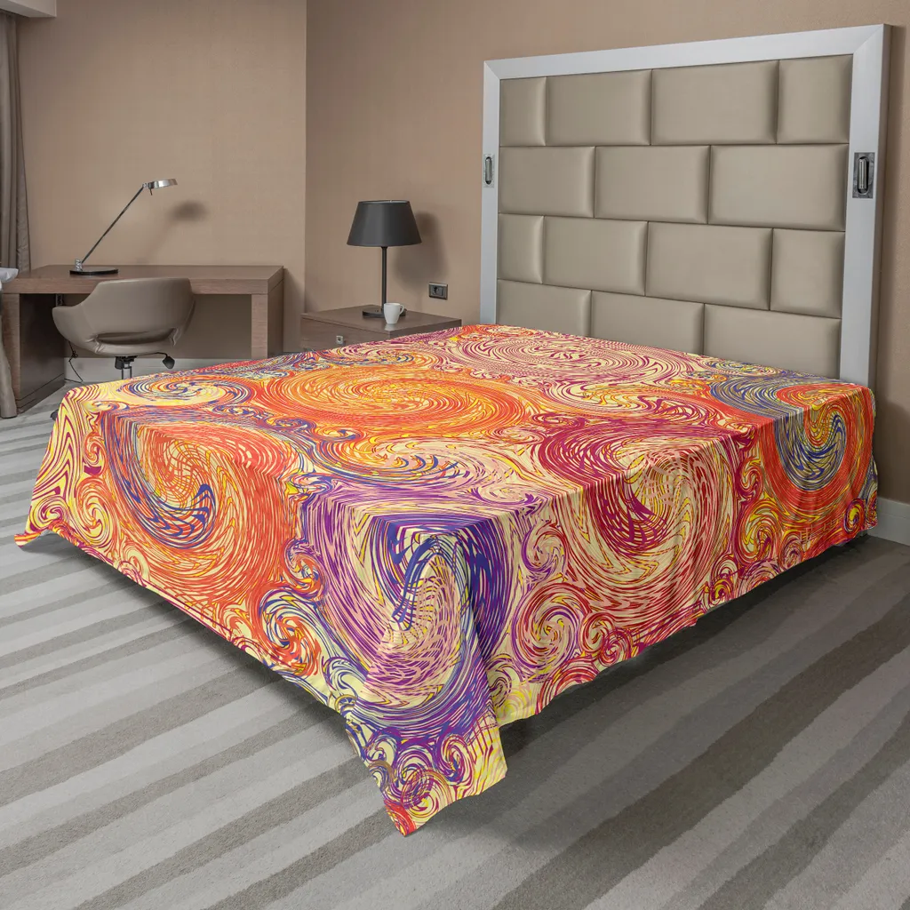 Lenzuolo Artistico ABAKUHAUS 275x260 cm - Motivo Grunge Multicolore
