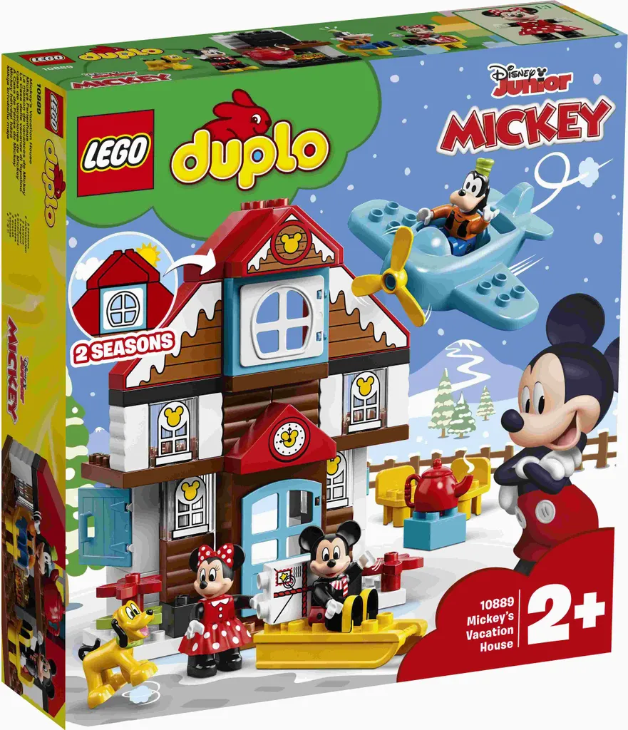 LEGO DUPLO 10889 Maison Mickey avec figurines Disney et toit réversible