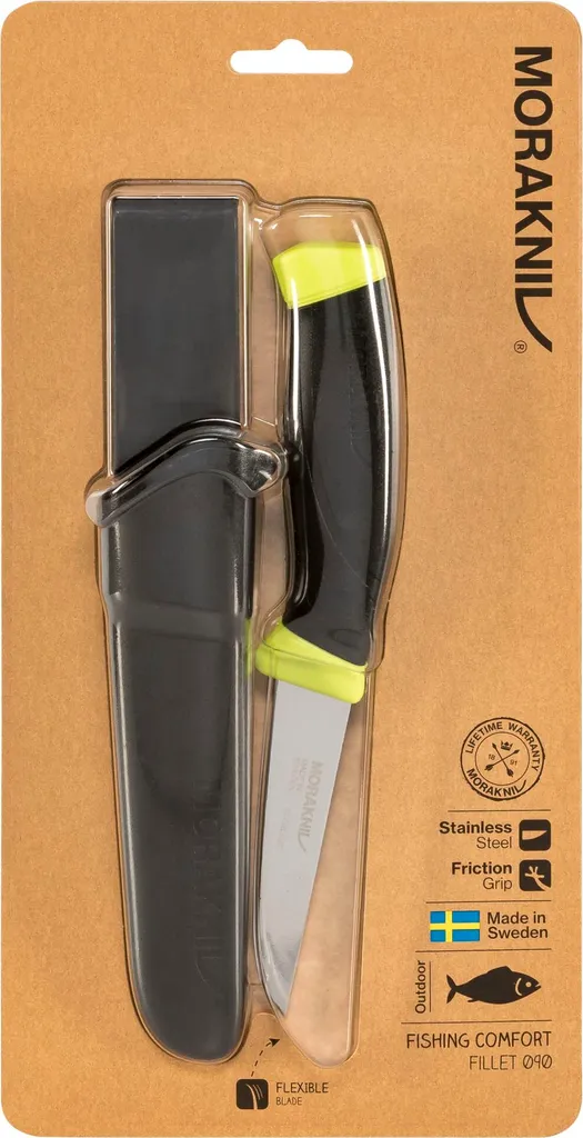 Morakniv Fishing Comfort 090 : Couteau à fileter avec lame de 9 cm