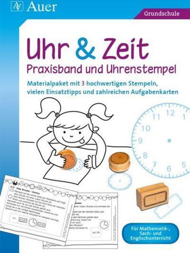 Uhr & Zeit - Praxisband und Uhrenstempel
