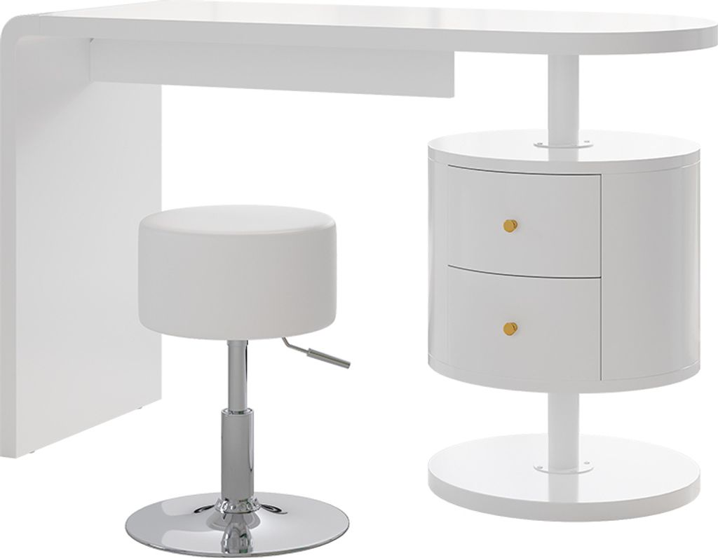 Toaletní stolek Vicco Lara Bílá 120 cm se stoličkou, Model Obrázek produktu 