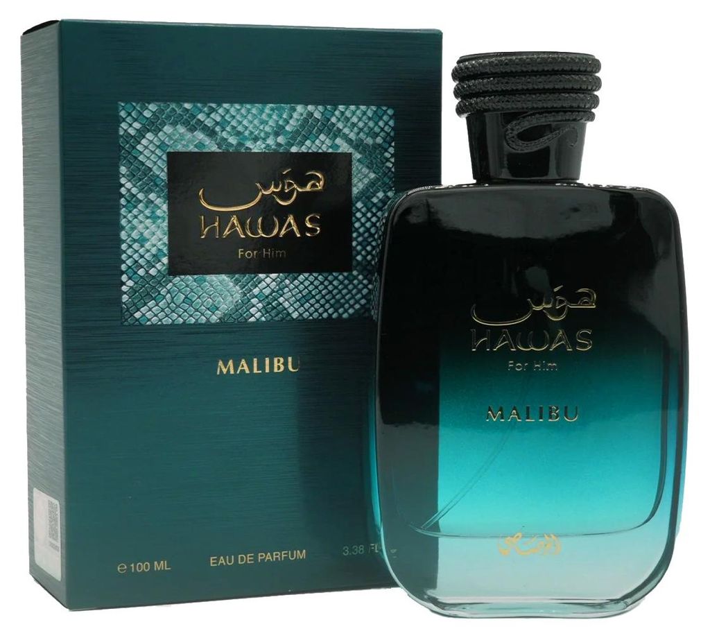 Rasasi Hawas Malibu Eau de Parfum, 100 ml Productafbeelding 