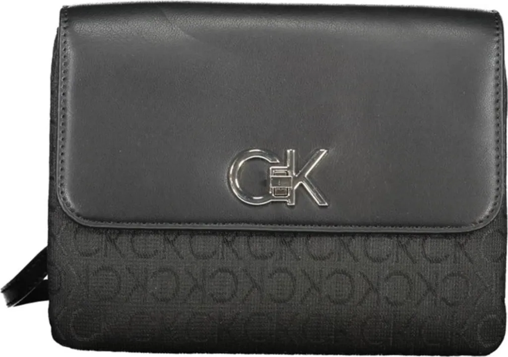 Sacoche femme Calvin Klein k60k611877 Re-Lock petit sac à main beige