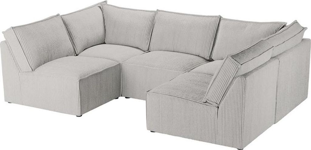 Modulares Ecksofa U-Form Charles-Poso 100