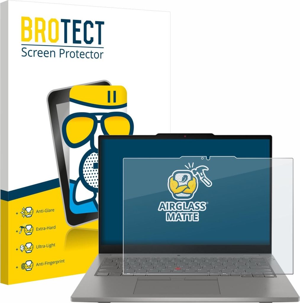 BROTECT Entspiegelungs Schutzglas für Lenovo ThinkPad L13 2-in-1 Gen 6 Schutzfolie Panzer Folie Glas Display Schutz matt