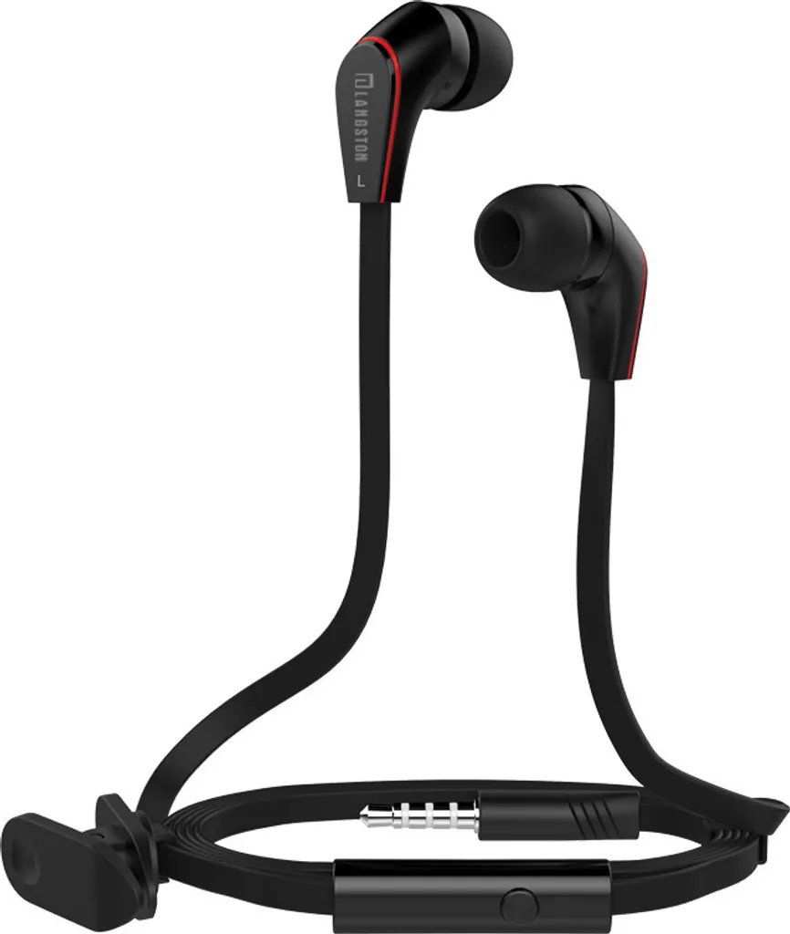 Langsdom JM12 Cuffie Cablate Nere - Bassi Potenti e Mic HD