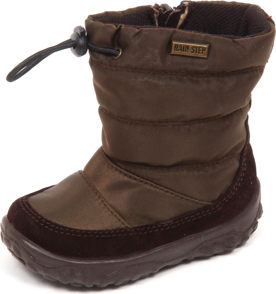 E2642 Baby-Stiefel braun FALCOTTO NATURINO RAIN STEP Baby-Jungen-Stiefel