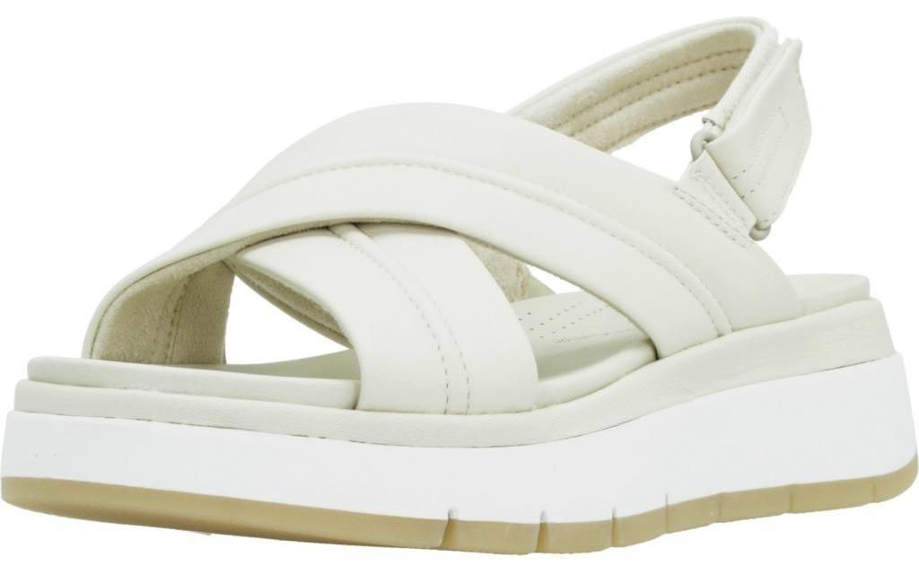 Clarks Tuscan Cross 26181470 4, Sandaletten in Weiß für Damen, Größe 36
