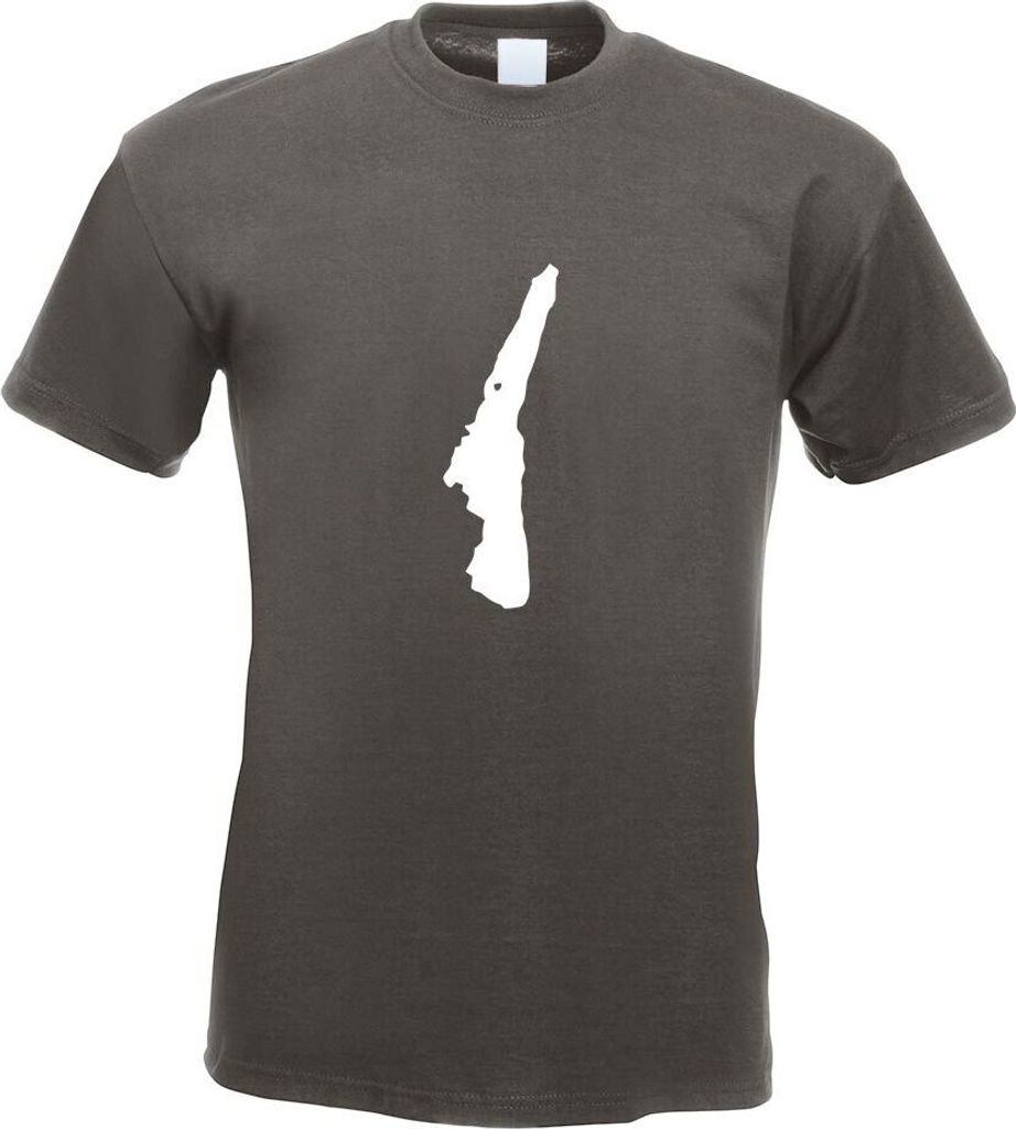 Kiwistar - T-Shirt - Graphit - Starnberger See - Deutschland Motiv Bedruckt Funshirt Design Print - mit Motiv Bedruckt - Funshirt Design - Sport - ...
