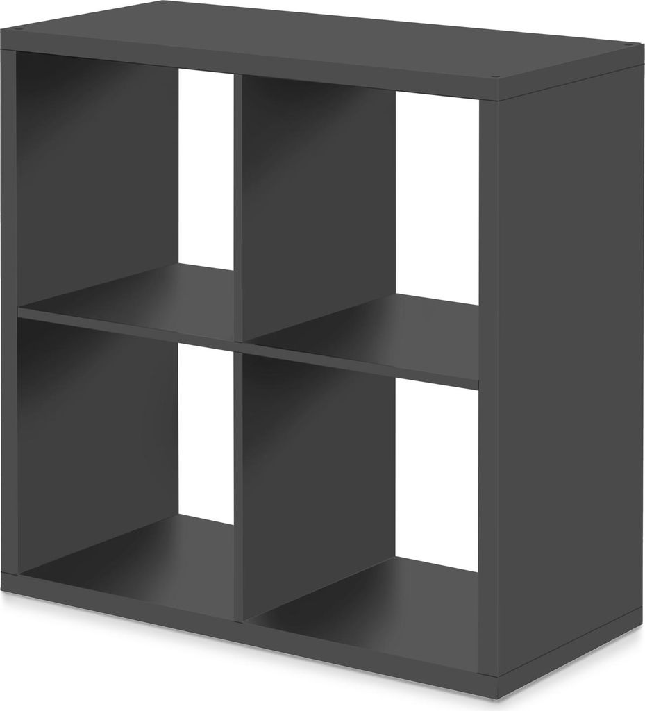 Regal >Max< in anthrazit - 73x73x33cm (BxHxT)