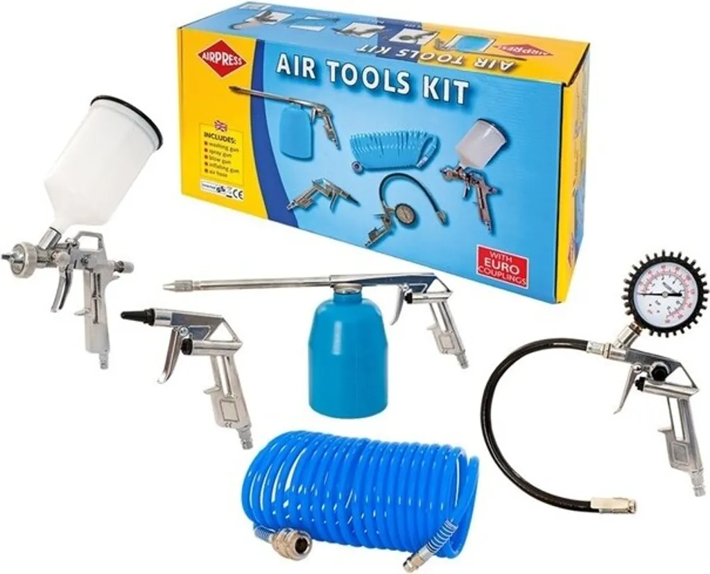 Set Airpress 5 Pezzi per Compressore: Qualità Euro per il tuo Garage
