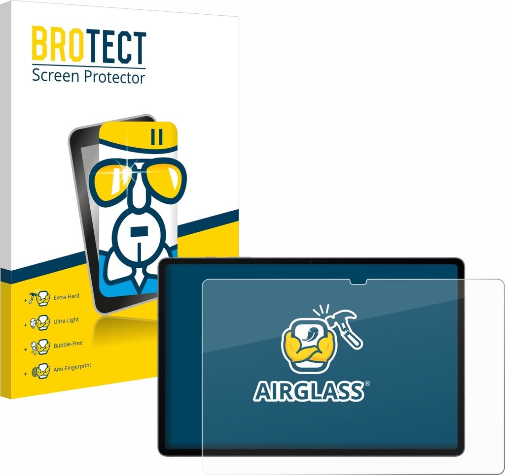 BROTECT Schutzglas für Samsung Galaxy Tab S10 Plus 5G Schutzfolie Panzer Folie Glas Display Schutz klar