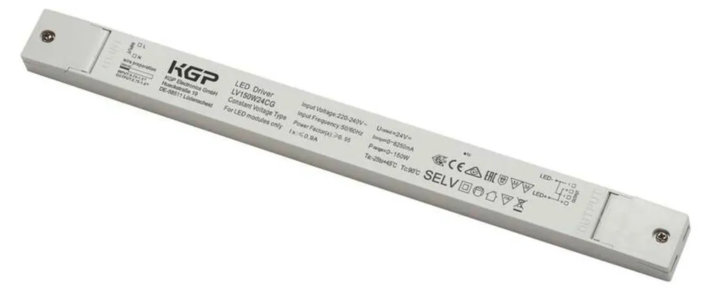 Driver LED 24V pour faux plafond alimentation 150W SLV 1007252 blanc fixe