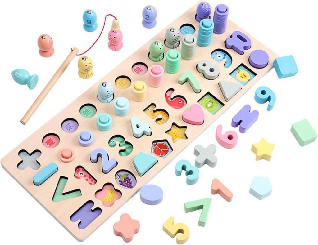 2Kids Toys Multifunktionsbrett-Puzzle 4in1
