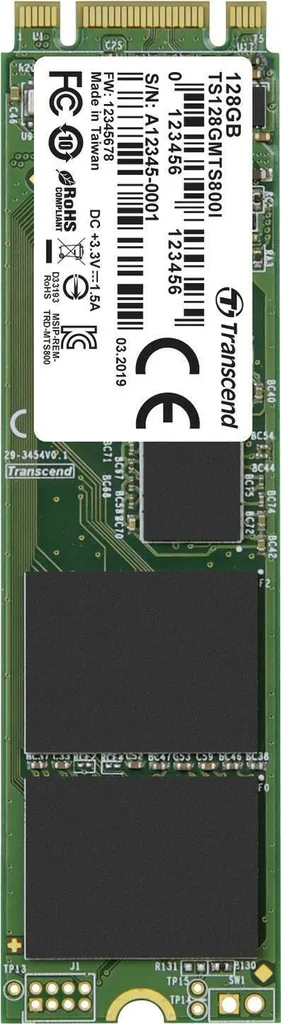 SSD M.2 pour réparer un PC lent 128 Go Transcend 6Gb/s