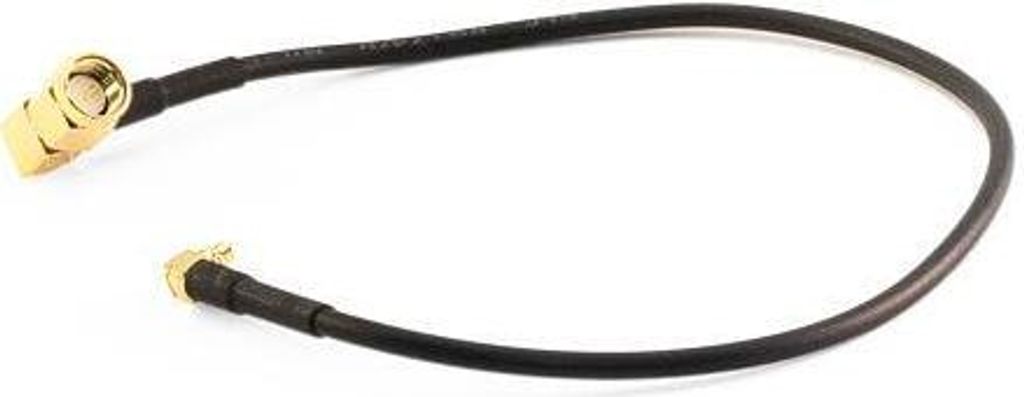 Pigtail SMA-Stecker zu MMCX-Stecker gewinkelt 25 cm RG174