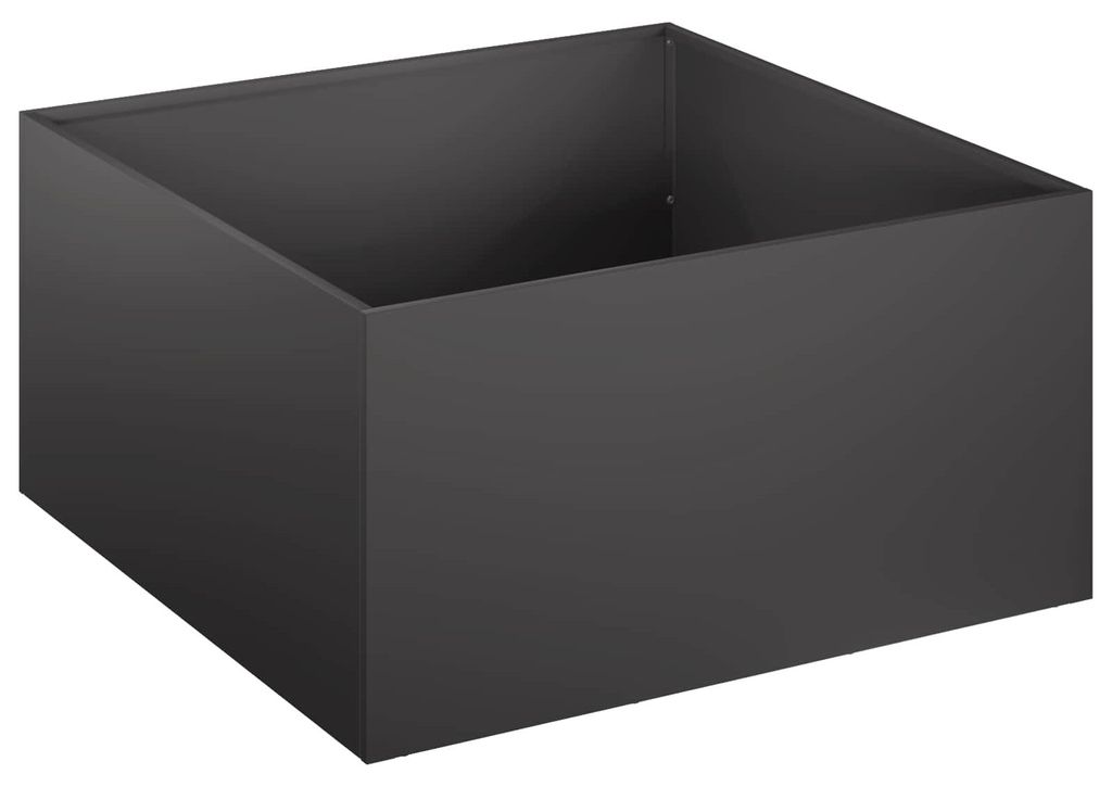 vidaXL Garten-Pflanzgefäß Schwarz 40 x 40 x 30 cm Produktbild 