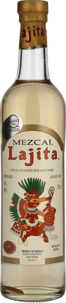 Lajita Mezcal REPOSADO with Agave Worm 40% Vol. 0,5l