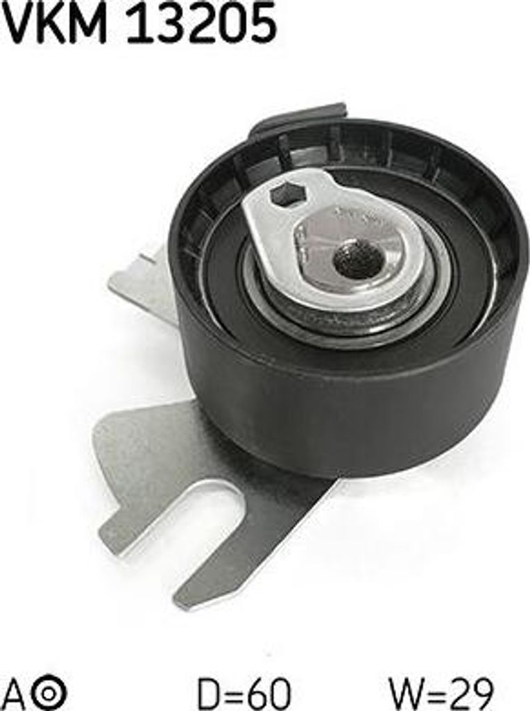 SKF VKM 13205 Spannrolle, Zahnriemen OE 0829F7 kompatibel mit C4, C5, C8, DS4, DS5, Jumpy, Scudo, C-Max, Focus, Galaxy, Kuga, Mondeo, S-Max, 3008, ...