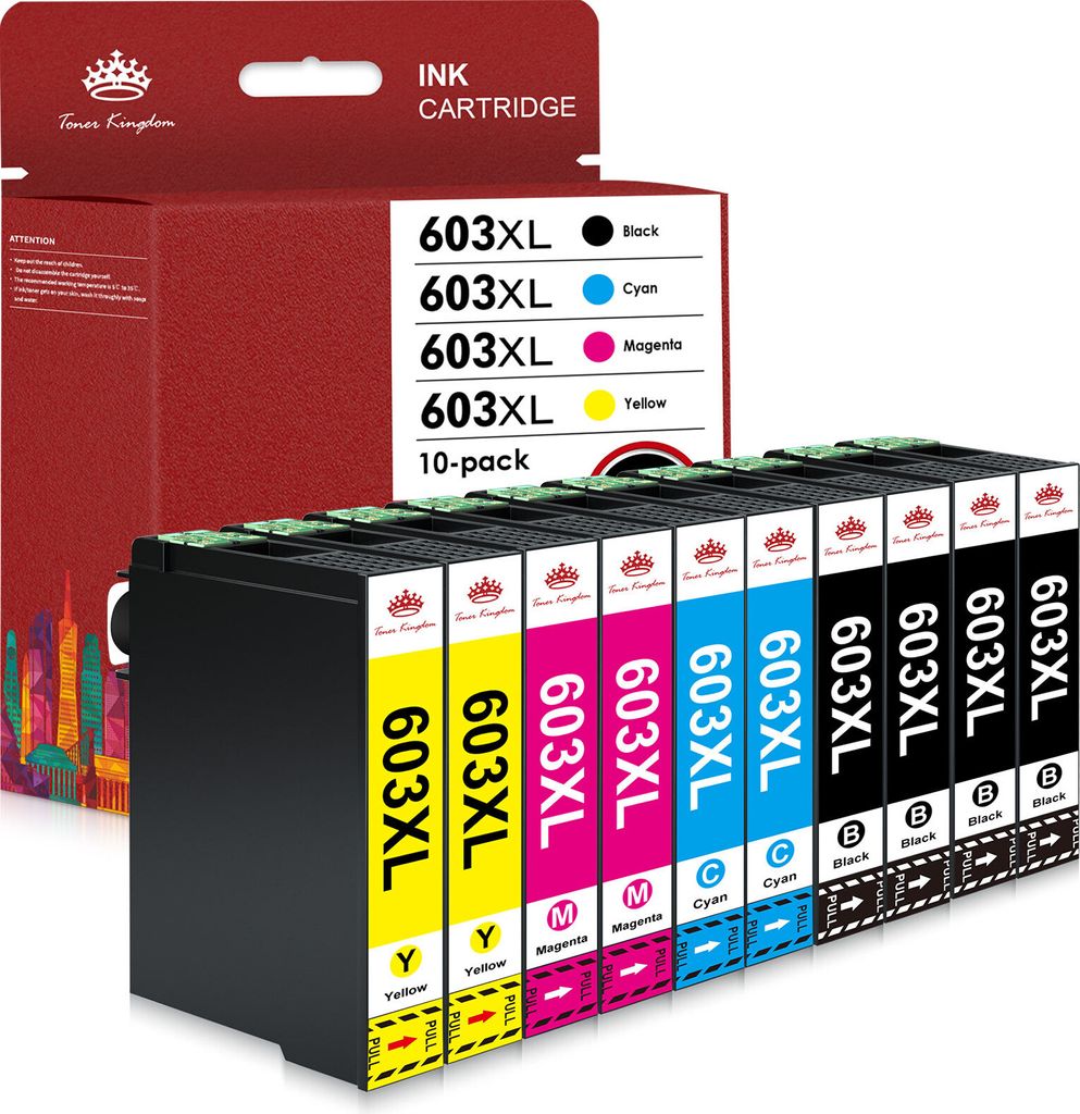 10-Pack für Epson 603 XL Druckerpatronen Exprssion Home Produktbild