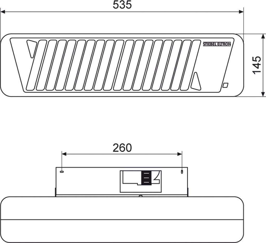 STIEBEL ELTRON Infrarot Heizstrahler IW 120, 1,2 kW, für Produktbild 3