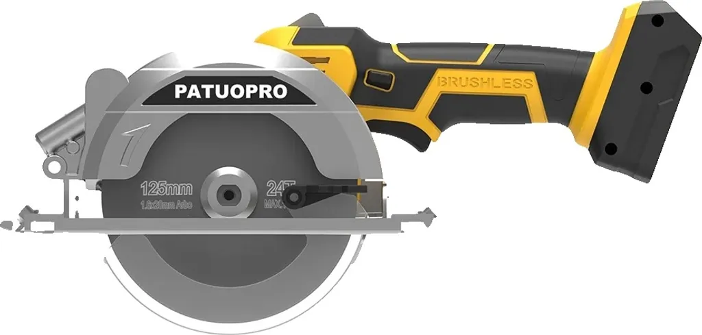 Sega Circolare a Batteria Brushless 6800 RPM | Taglio Legno 42mm