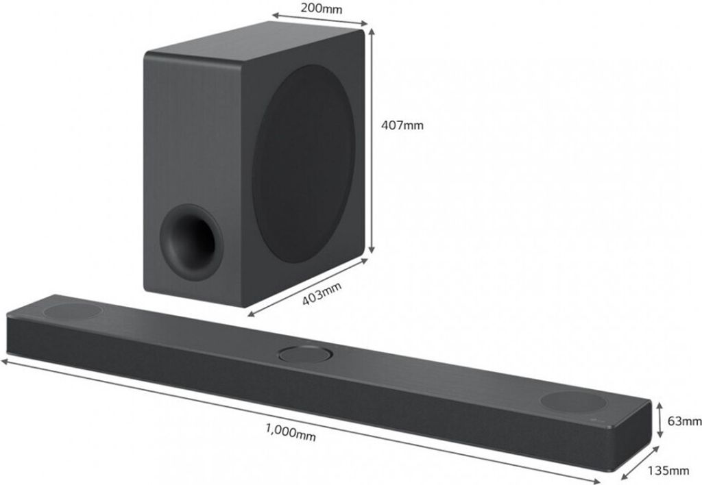Lg S80qy Soundbar Und Subwoofer 480w Silber One Size / EU Produktbild 4
