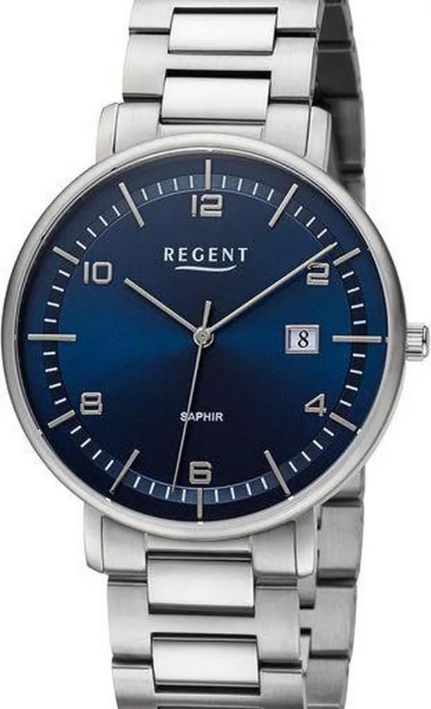 Montre Regent F-1520 Homme : Verre Minéral et Bracelet Cuir Haute Qualité