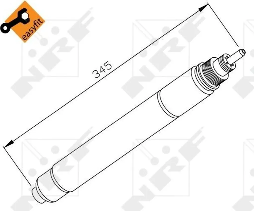 Sécheur de climatisation NRF 33194 pour Citroën C5 et Peugeot 407 807