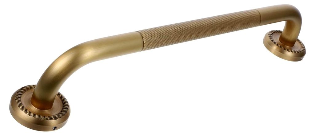 Sicherheitsgriff für das Badezimmer Rutschfester Haltegriff zur Wandmontage Handlauf für Senioren aus Kupfer Stabil und Praktisch für Dusche und...