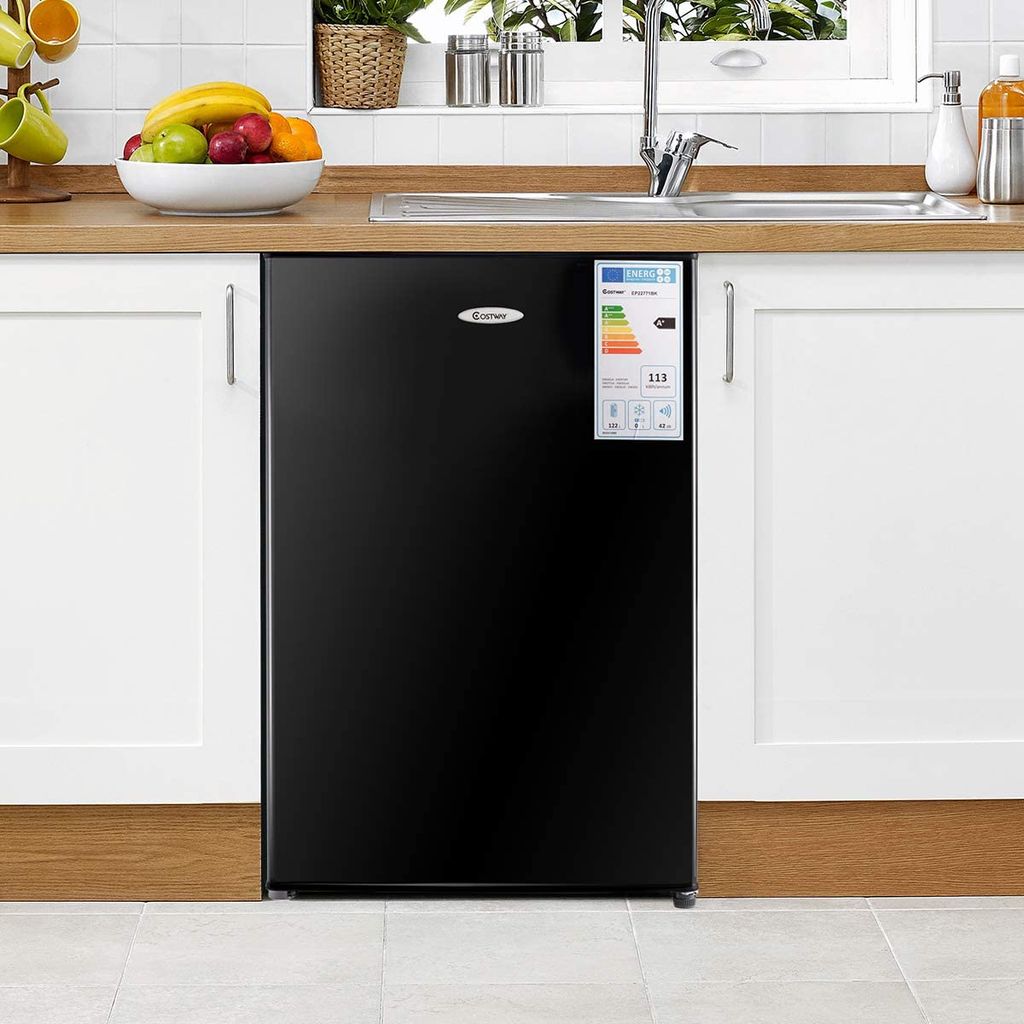 120 L Mini Single Kühlschrank Standkühlschrank Gefrierkombination Eisfach A 