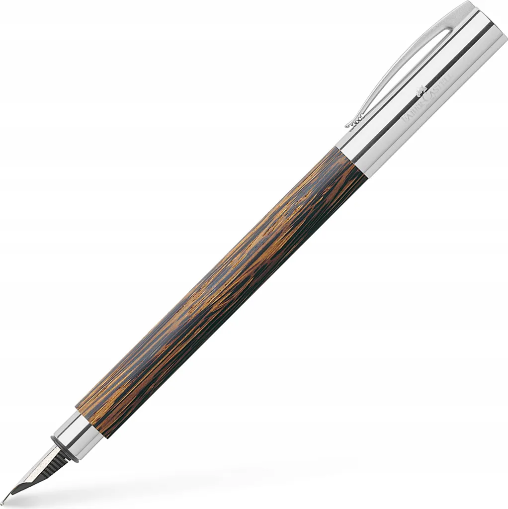 Stylo Plume Ambition en Bois de Cocotier Faber-Castell Plume Taille M
