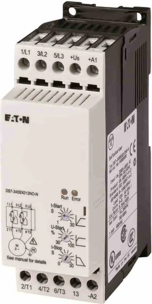 Démarreur Progressif Eaton DS7 triphasé pour moteur 12A 5.5kW 400V