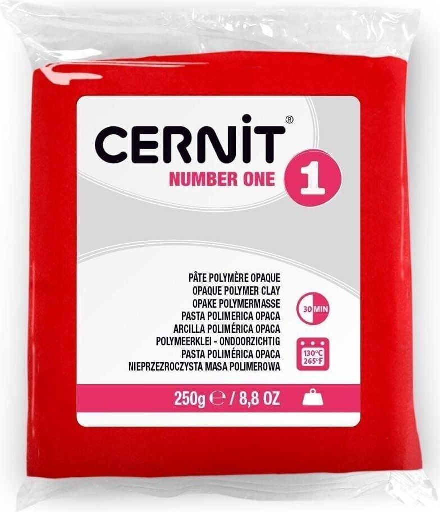Cernit Number One Polymer-Ton Red 250 g