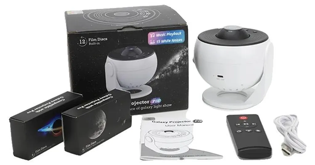 Projecteur Galaxie Multifonction avec Bluetooth Intégré et Haut-Parleur HD