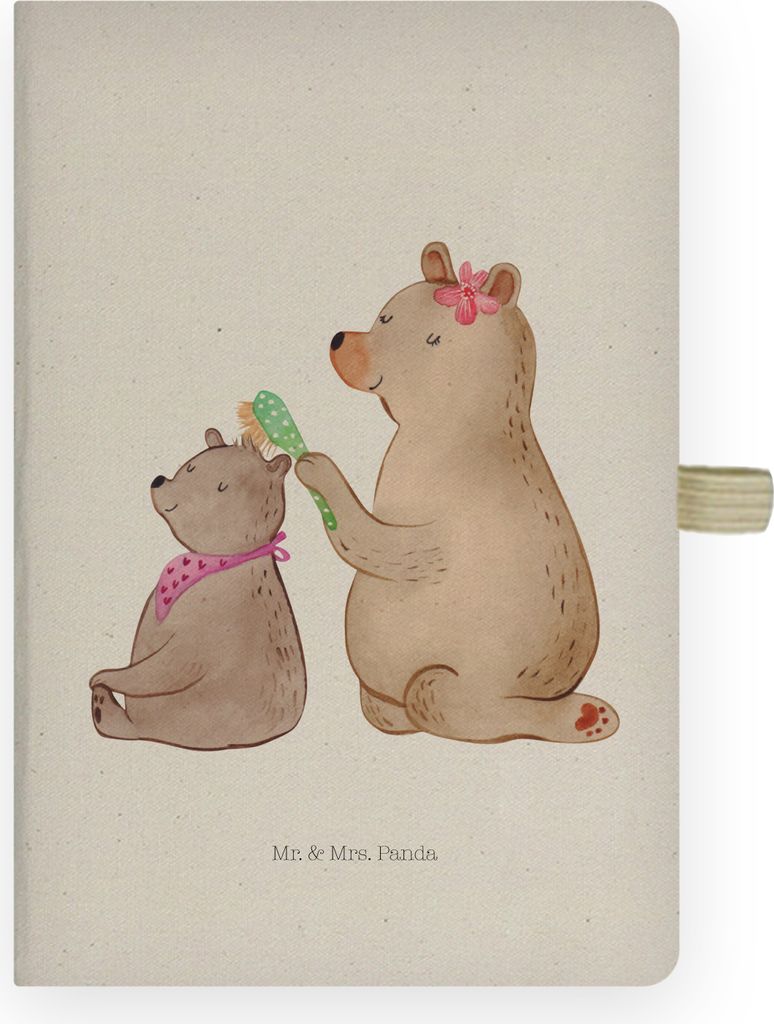 Mr. & Mrs. Panda notizbuch Bär Kind - Transparent - Geschenk, Kladde, Beste Mama, Skizzenbuch, Bruder, Journal, Adressbuch, Mutter, Muttertag, Tag...