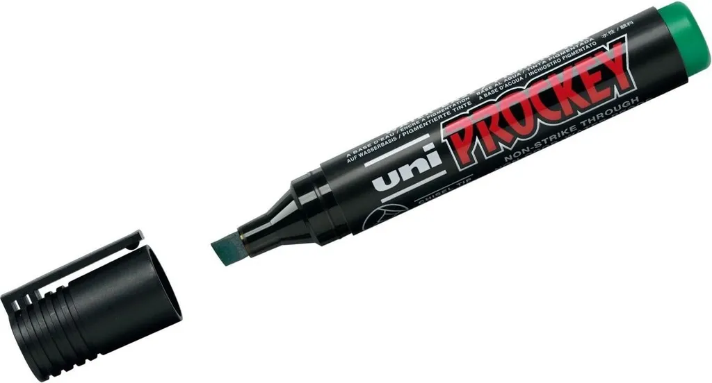 Marcatore Permanente Impermeabile Verde Uni Prockey PM-126 3-6mm