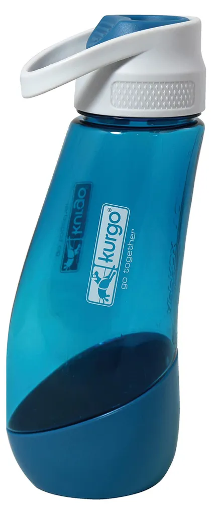 Gourde Kurgo Gourd avec écuelle pour chien 710 ml coloris bleu azur