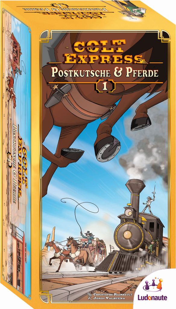 Colt Express- Pferde und Postkutsche