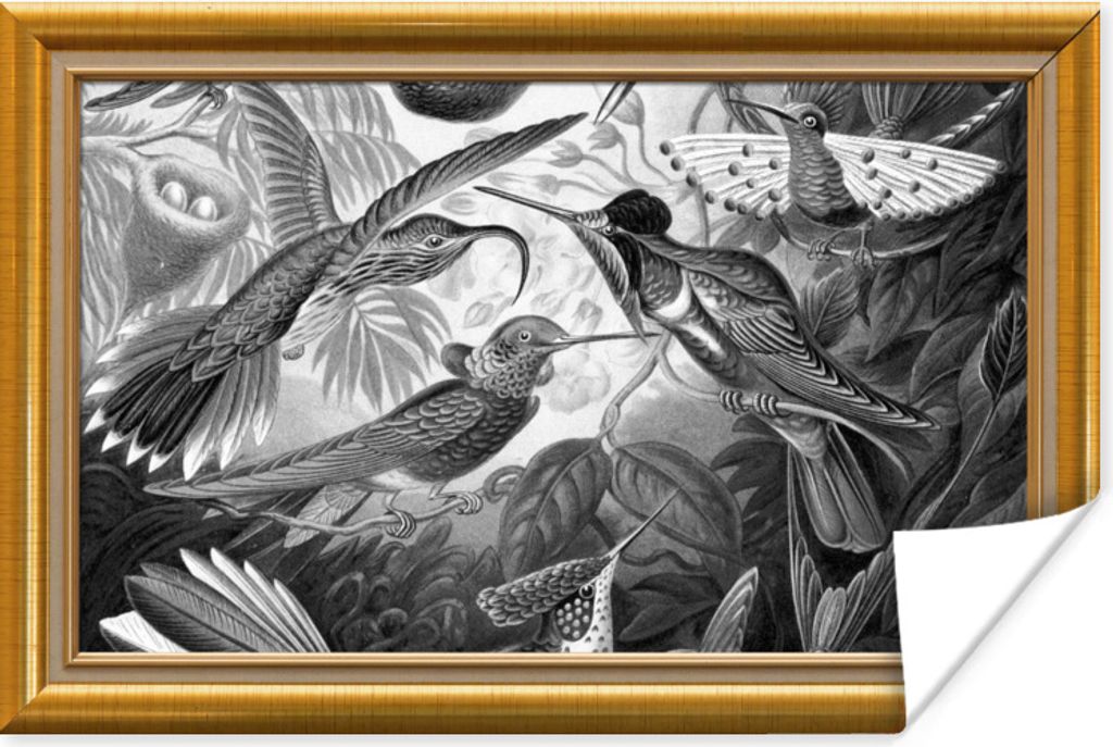 MuchoWow Poster Alte Meister - Kunstwerke - Liste - Gold 120x80 cm - Bilder