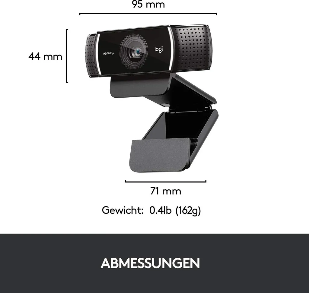 Logitech C922 Pro Stream Webcam 1080p : Correction Faible Luminosité - 18