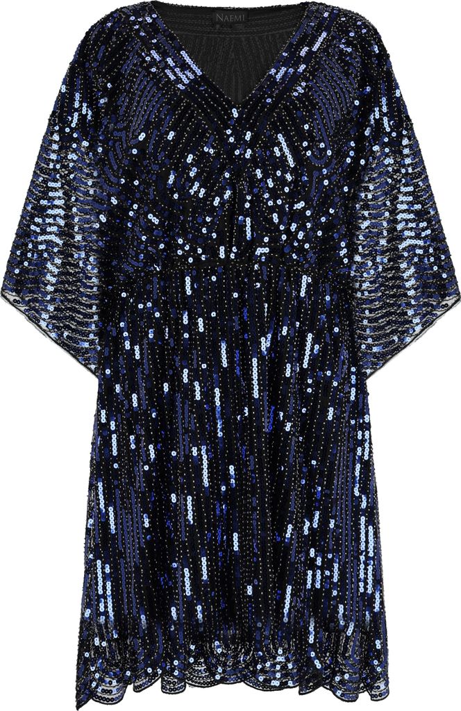 NAEMI damen kleid - königsblau, XS/S