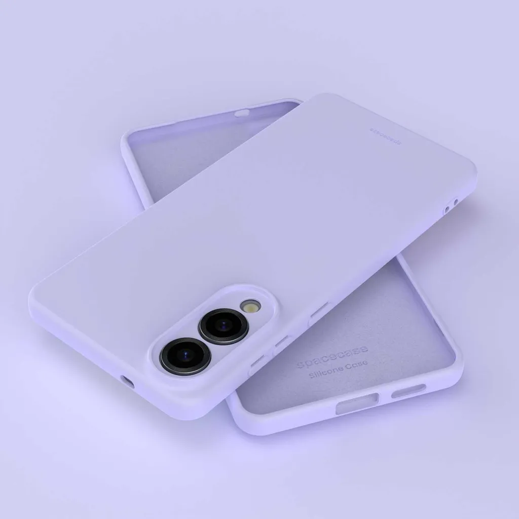 Coque Galaxy S25 Edge Fioletowy - Protection silicone prise en main - 5