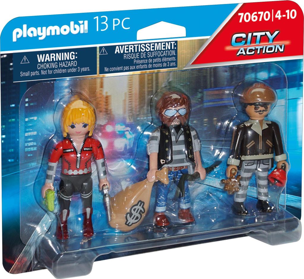 PLAYMOBIL City Action 70670 Figurenset Ganoven Produktbild 