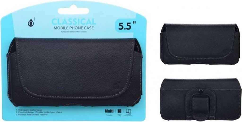 Gürteltasche für 5,5-Zoll-Smartphones in Schwarz