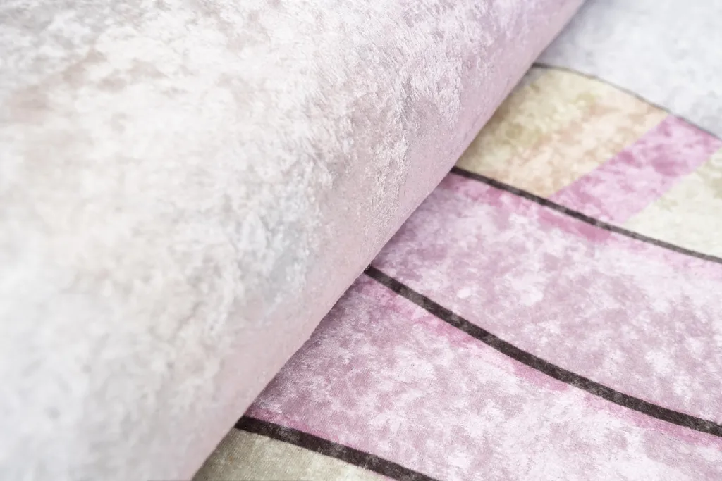 Tapis de Chambre Enfant Moderne Emma Rose Clair - Format Idéal 80x150cm - 8