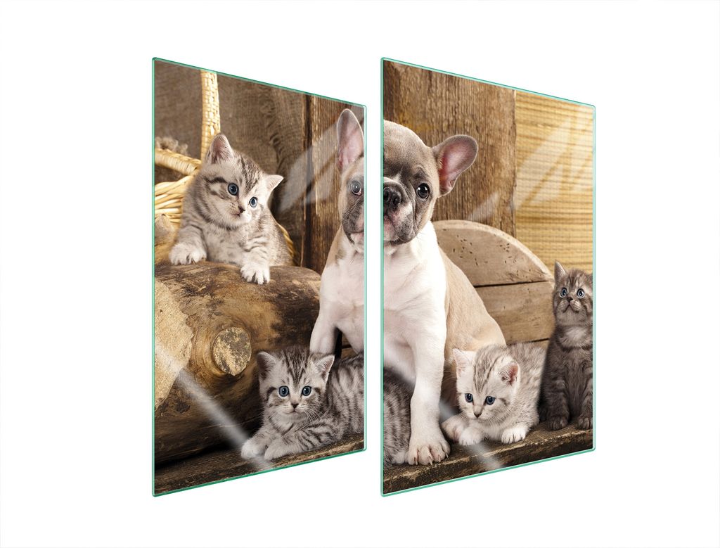 Glasschutzplatte Für Küche 2X35X52 Hund