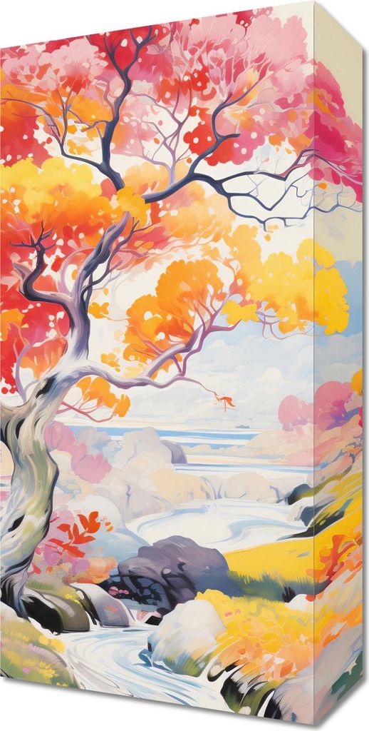 Bild 20x40cm Tanzende Landschaft