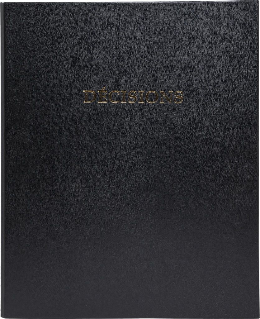 Exacompta VERFÜGUNGREGISTER - Schwarz 4615E