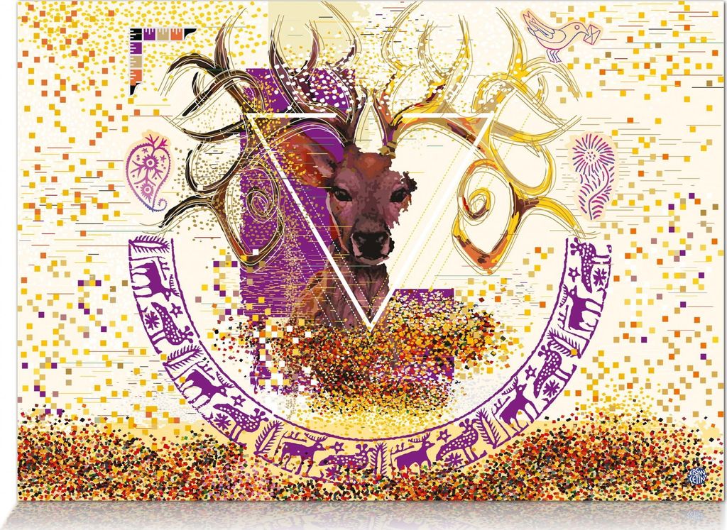 STAR Puzzle Hirsch zum Glück 300 Teile